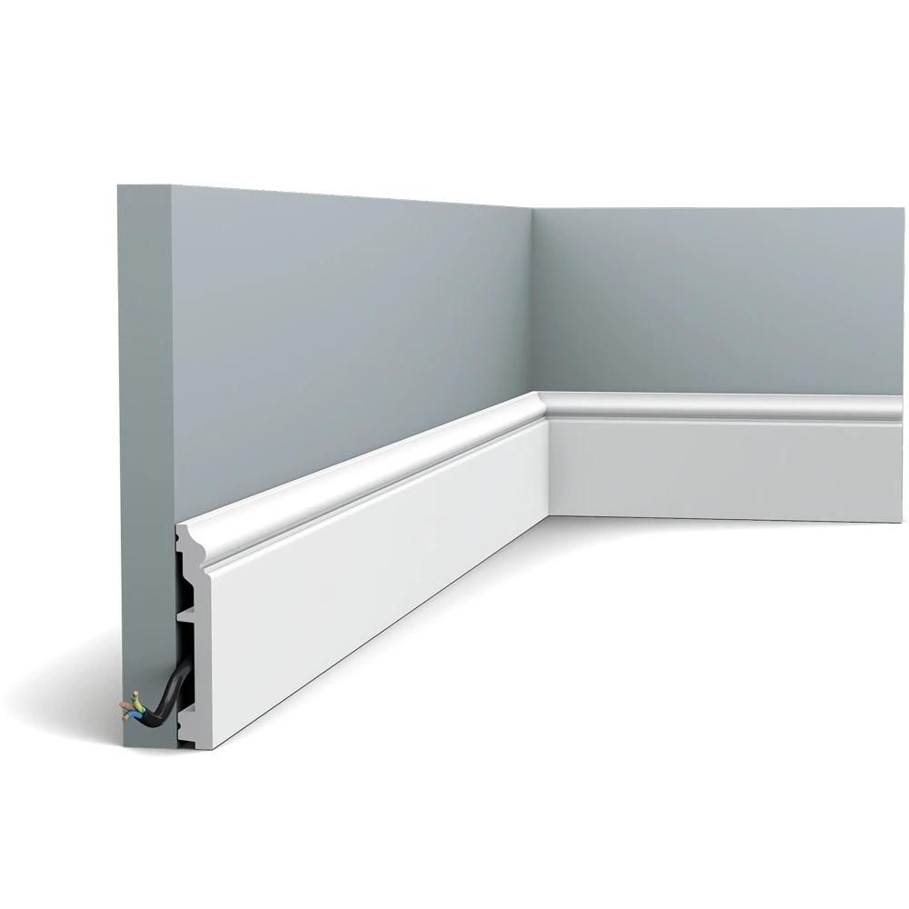 Плинтус Orac Decor (2000x100x16) Белый SX173 Contour